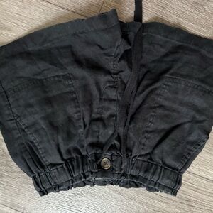 Forever 21 Black Elastic Waist Shorts